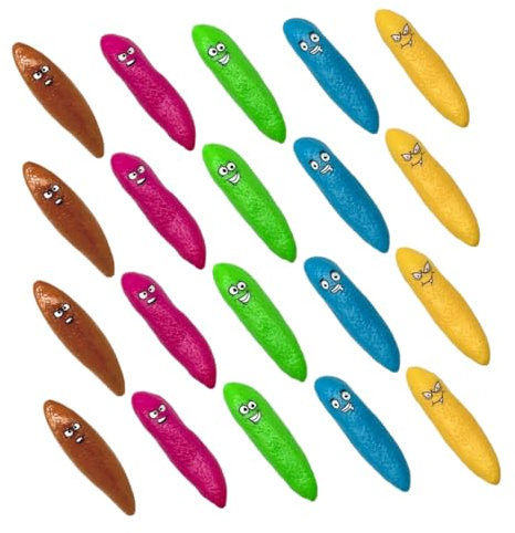 WEKAMOS 20 PièCes Jouets De Tir À La Fronde Doigt Jouet DrôLe Et Extensible pour Enfants Jeu De SociéTé Compact Et RéUtilisable MatéRiau SûR Et Facile À Nettoyer