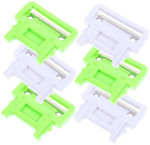 Didiseaon 6 Lames de Rechange pour Éplucheur de Légumes et Fruits en Acier Inoxydable Manche en Plastique Facile à Installer et Nettoyer Cuisine Domestique