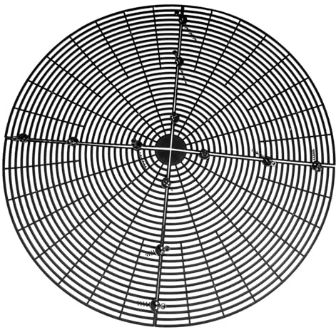 Yardenfun Cubremacetas de Resistente para Jardín Cubierta Protectora de Tierra para Maceteros Rejilla Cortable y Duradera para Proteger Plantas de Mascotas y Suelo Color Negro