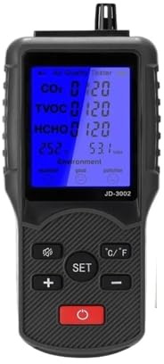 Air Tester Multifunctional CO2 TVOC Meter Temperature Humidity Measuring Device CO2 Detector Wide Applications
