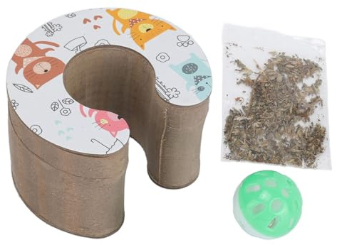 Almeigrity Tablero Rascador con Garra para Moler Gatos Juguete Rascador para Gatos Resistente a la Abrasión Plegable para Gatos