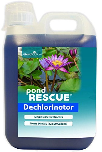 AllPondSolutions Pond Rescue Dechlorinator 2.5 Litre – Tap Water Conditioner Removing Chlorine for Koi & Pond Fish (Treats up to 56,875L)