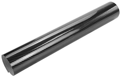 Neoxxim 14€/m2 Premium Autofolie 5D Hochglanz Carbon Folie 100 x 152 cm blasenfrei Lackfolie selbstklebend