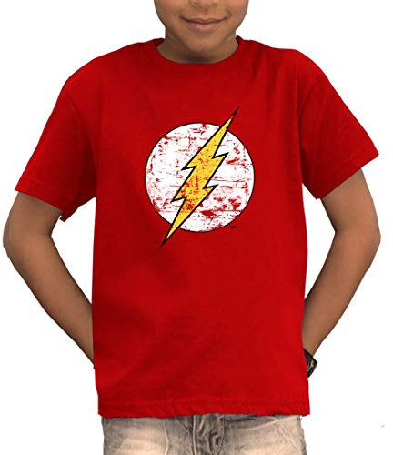TSP The Flash Logo T-Shirt Kinder 98/104 Rot