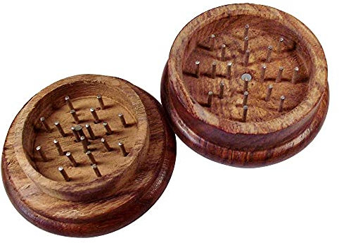 GHODT Holzkräutermühle Holzgrinder (60mm Durchmesser)