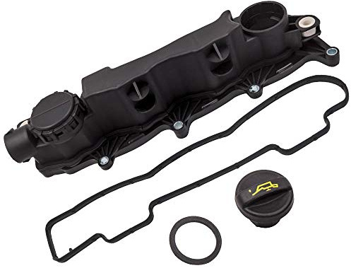 MaXpeedingrods 30735093 Ventildeckel mit Ventildeckeldichtung für Citroen Berlingo B9 MF für Citroen C3 C4 C5 für Fiat Scudo für Mazda für Peugeot 206 207 307 407 1007 für Ford