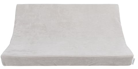 Baby's Only - Baby Wickelauflagenbezug - Bezug für Wickelauflage Sense - Weichem Rib Corduroy - Abwaschbare Bezug für Wickelunterlage - 45x70 cm - Kieselgrau