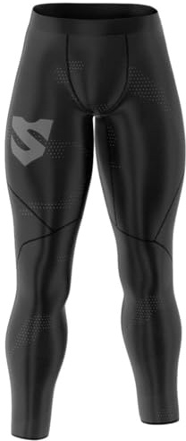 SMMASH Murk Sport Långa Leggings för Män, Herr Kompression Löpning Leggings, Träning sporttights, funktionsunderbyxor, Gym, OCR, Andas och Lätt, Antibakteriellt Material, Tillverkad i EU (M)