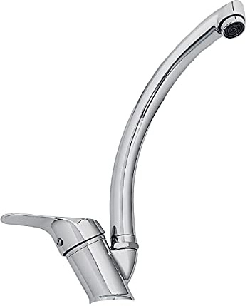 Design Edelstahleinbauspüle verschiedene Modelle aus hochwertigem Edelstahl Spülbecken Spüle mit Überlauf inkl.Syphon Set … (Design Armatur Mega)