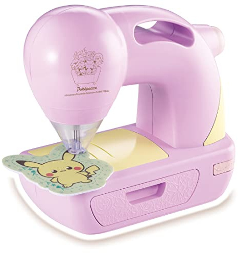 Takara Tomy Pikachu Sewing Machine Kit, No-Thread, Pink, Small, Modern, Unisex, 3+ Years, Non-Foldable