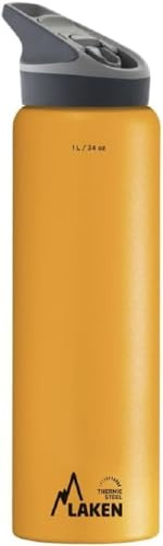 Botella térmica acero inox. 18/8-1L - Amarillo