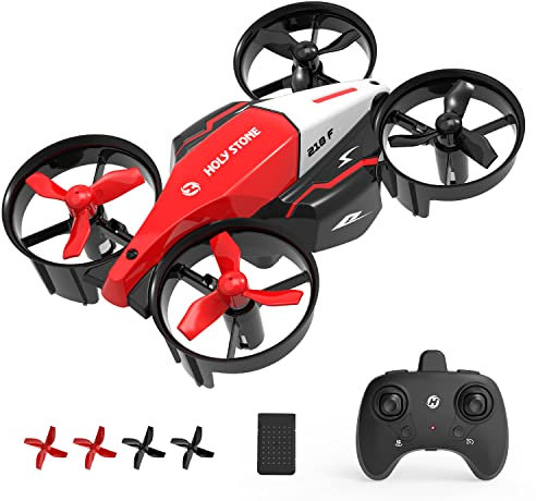 Holy Stone HS210F Mini-Drohne für Kinder, 2-in-1 RC-Quadcopter mit LED-Lichtern, Landungs- und Flugmodus, 3D-Flip-Modus, kopfloser Modus, sicherer modularer Akku, Geschenk