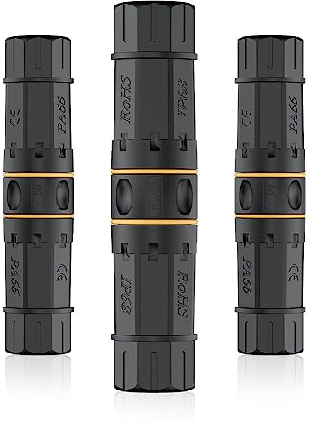 FGB RJ45 Kupplung Cat7 IP68 Wasserdicht Lan Verbinder, 3 Stück