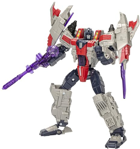 Transformers Legacy United Voyager-Klasse Cybertron Universe Starscream Action-Figur | Transformers Legacy United 17,8 cm Actionfigur Voyager Class (2024 Wave 2) - Starscream