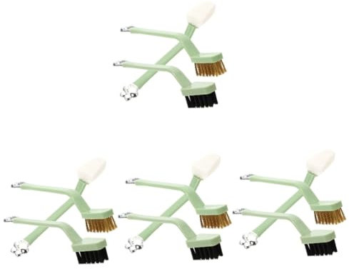 SOLUSTRE 12pcs Cleaning Brush Handle Dish Washing Brush Hanging for Stove and Kitchen Countertop Kit Multi Purpose