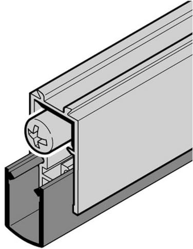 HÖRMANN Absenkbare Bodendichtung (1000 mm, automatische Türdichtung für Stahl-Objekttüren, 1-flügelig) 547742