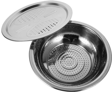 Rallador Multifuncional Recipiente De Acero Inoxidable Colador Adecuado Para Lavar Y Rallar
