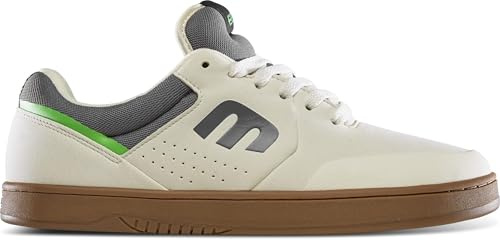 Etnies herr Barge LS Skate-sko, Vit/grå/tuggummi, 43 EU