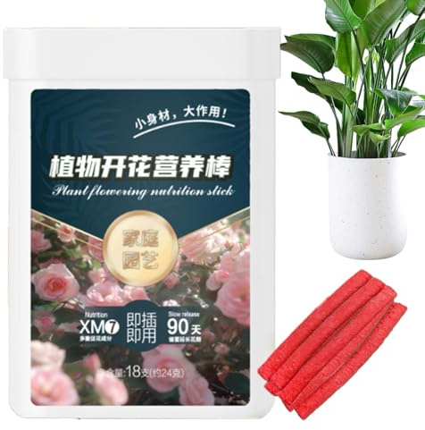 JINGLING Lot de 18 bâtonnets d'engrais pour - Engrais pour en pot - Engrais pour à fleurs