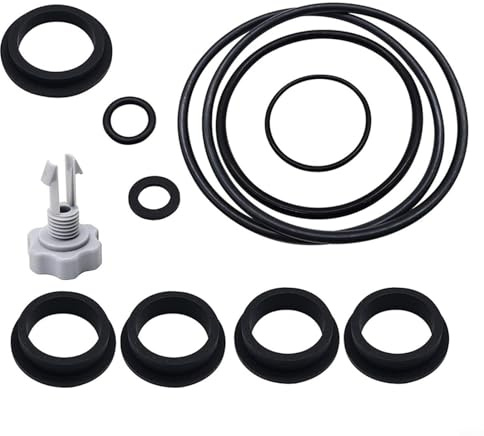 WIIYENA Kit di riparazione parti di ricambio per pompa filtro a sabbia Intex, pompa filtro a sabbia per piscina, valvola di rilascio dell'aria e guarnizione O-Ring, kit di riparazione parti