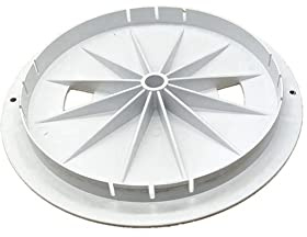 Zhemessy Couvercle Skimmer 10 pouces Remplacement Rond Couvercles Filtre Couvercle Filtrant Drainage Remplacement Piscines Extérieur Intérieur