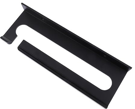 Cabilock Porta Calici Da Parete in Alluminio Nero, Portabicchieri Da Vino Capovolto Salvaspazio Montaggio a Muro, Design Minimalista Per Cucina e Arredamento Bar
