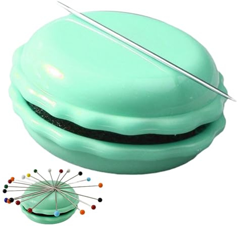 Magnete per aghi | Porta spilli magnetico a di macaron | Accessori per cucito, porta aghi magnetico, accessori da ricamo per ricamo e ricamo