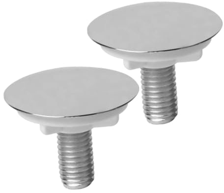 EXCEART 2 piezas Tapón para Agujero de Grifo de Fregadero Plástico Duradero Cubre Orificios de Lavabo Protege y Decora Encimeras de Cocina Fugas y Suciedad