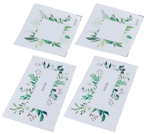 Durlo 4 pegatinas para interruptores de luz, impermeables, decorativas, para sala de estar, dormitorio y baño.