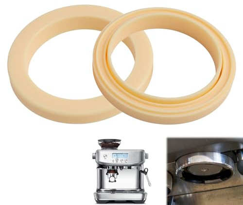 2 anillos de sellado de silicona para Sage The Barista Express, repuesto de anillo de vapor de silicona para cabezal de preparación, sin BPA, resistente al calor, duradero, apto para cafeteras