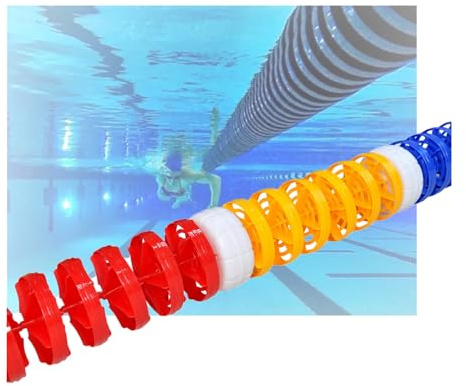 300 cm nylon säkerhetsavdelarrep för simbassäng – flytande barriär för tävlingar och utbildning essentiellt pooltillbehör för simevenemang förbättrad säkerhet och synlighet