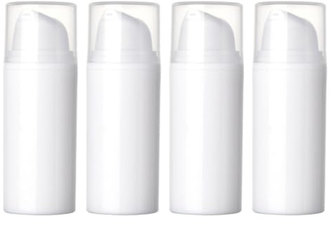 4 Pièces Bouteille à Pression 15ml Flacon de Lotion Rechargeable