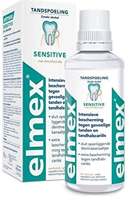 Elmex Zahnspülmittel - Sensitive - 6er Pack (6 x 400 ml)