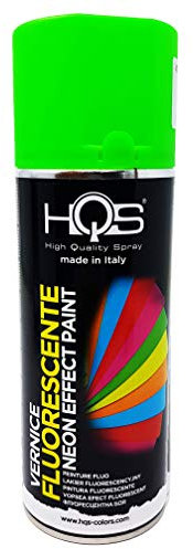 HQS Bomboletta di Vernice Spray Fluorescente Verde 400ml