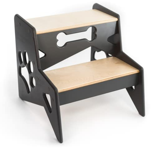 2 Tritthocker Holz Kleinkind Küchenstuhl Kinderbank kleine Leiter Duschhocker Kind Bad Tritthocker Holzbett Tritthocker Küchenhelfer
