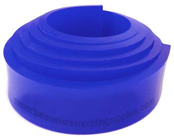 80 Duro Blue Squeegee Blade - 6FT - for Screen Printing (6FT)