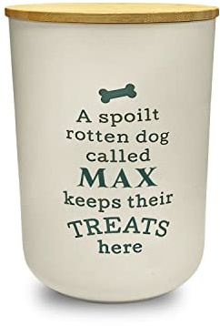 History & Heraldry Personalised Dog Treat Jar - Max