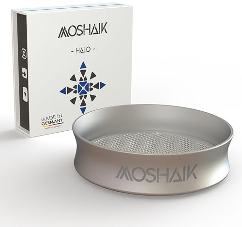 MOSHAIK Halo V2A | Shisha Smokebox | Shisha HMD Heat Managemend Device con plantilla | Cabezal de cachimba | Se adapta a todos los phunnels y cabezas comunes