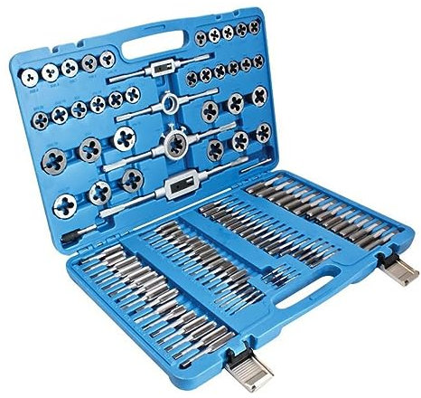 Satra - COFFRET 110 PIECES TARAUDS ET FILIERES DE 2 à 18 mm