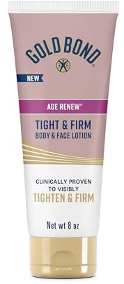 Gold Bond Age Renew Tight & Firm Body & Face Lotion with Proteins & Lipids, Skin Firming Lotion for Aging, Dry Skin, 8 oz.