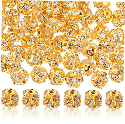 Anneome 90stücke Strassperlen Schmuckperlen Diamantperlen Lose Perlen Abstandsperlen Für Schmuck Halskettenperlen Dekorative Perlen Zur Schmuckherstellung Zubehör