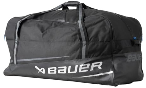 Bauer Hockey Premium - Bolsa de transporte '24 (negro/blanco, senior/grande (35 x 20 x 18 pulgadas)