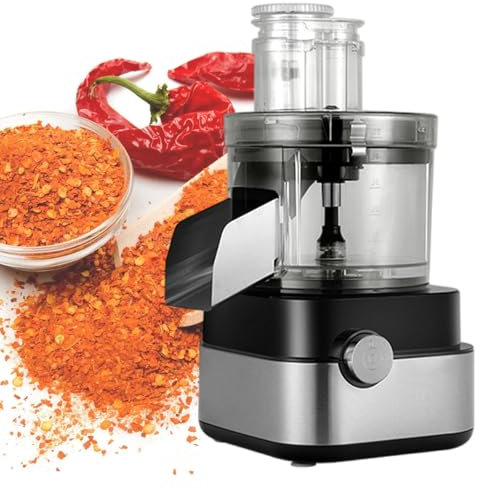 5L Commercial Vegetable Chopper Electric Fruit Dicer, Cabbage Shredder Machine, Lemon Onion Slicer, for Onions, Carrots, Cucumbers, Diced Ham, Potatoes, with 4 Blades,110V