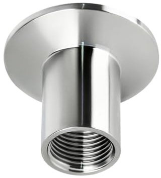 1/2 3/4 1 1-1/4 2 Sanitary Female Threaded Ferrule Pipe Fitting SS304 Stainless Steel Tri Clamp Adapter Homebrew,DN80 Ferrule106mm