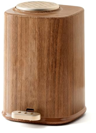 Poubelle Cosmétique Salle de Bain avec Seau Intérieur Amovible et Couvercle, Mécanisme Slow Close Silencieux, Poubelle à Pédale, pour les Petits Espaces, Cuisine, Salle de Bain, Buanderie (12 L)