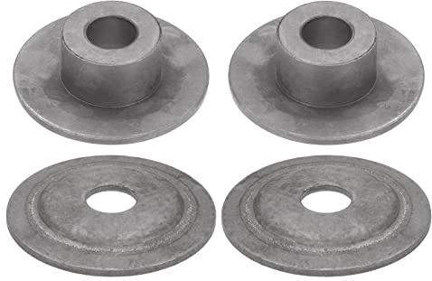 sourcing map 2pcs Bench Grinder Arbor Washer Flange 1.26 OD x 0.63 ID Carbon Steel Tool Parts for Bench Grinder Polisher