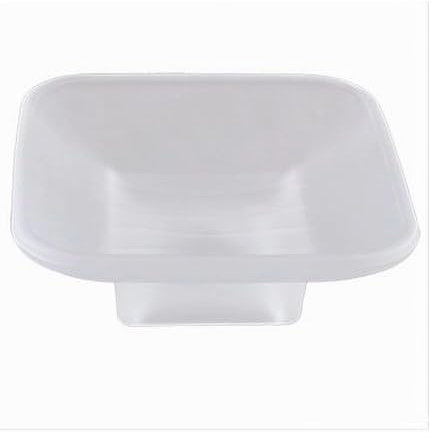 OISE ART STORE Trade Shop - Piattino Ricambio Porta Sapone in Vetro Satinato Quadrato Bagno Accessorio 87264 -