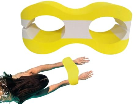 Pool Buoy Swim Training Board, Pull Buoy Jam Float | Eva Buoy Pool Float HIPS Support - Accessoires de Natation, Aide à la Formation pour Les Adultes, Les, Les débutants