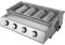‌4-Brenner Edelstahl LPG Gasgrill Gasbräter,Professioneller Tischgrill für Gastro & Outdoor, Petrol BBQ Grill mit Hochwertiger Edelstahl-Konstruktion