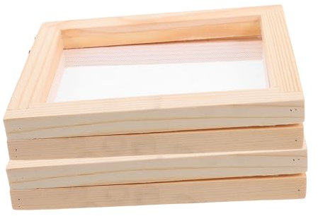 KAILIKETIY Papierherstellungsrahmen, 2 Stück, Selbstgemacht Materialpaket
